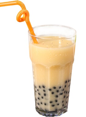 新品珍珠奶茶冰饮柜台食物模型