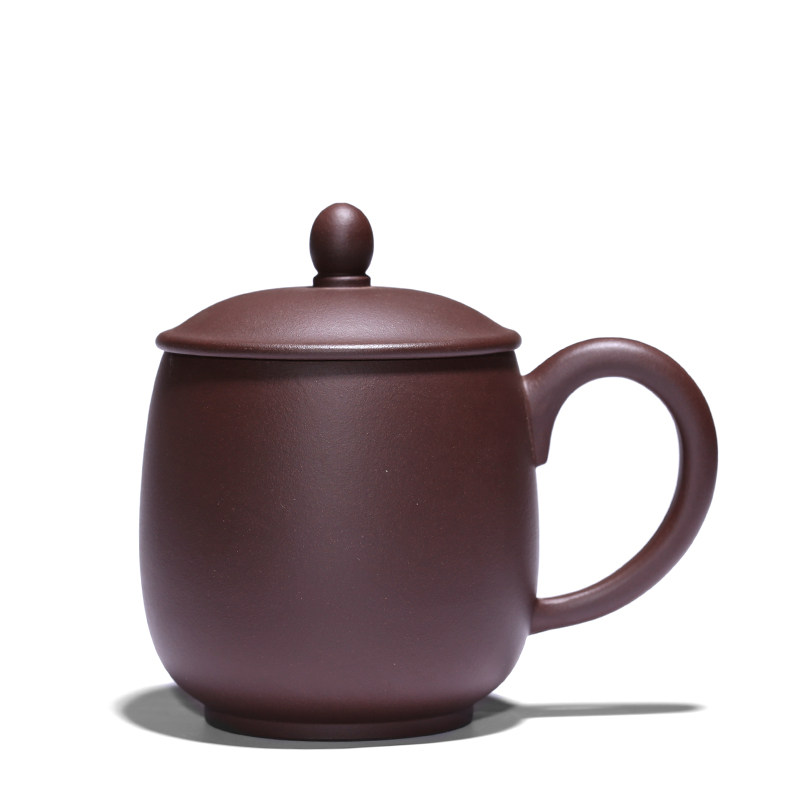 宜兴紫砂杯盖杯办公杯功夫茶具茶杯泡茶杯子礼品杯免费定刻刻字