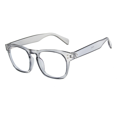 灰色透明复古INS潮人网红眼镜