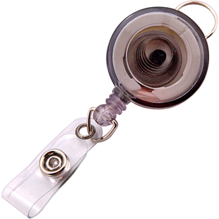 工作卡胸卡伸缩扣员工胸卡易拉扣伸缩挂绳扣胸卡夹卡套挂夹