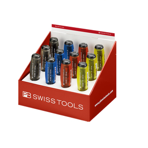 进口瑞士 PB 6460 1/4"可换批头8合1磁性螺丝刀旋具组合工具
