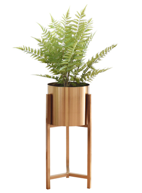 北欧轻奢风金色客厅电视柜花架