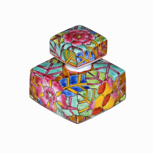 青花民族风房间浴室香水瓶无火香薰精油厕所藤条挥发陶瓷车载摆件