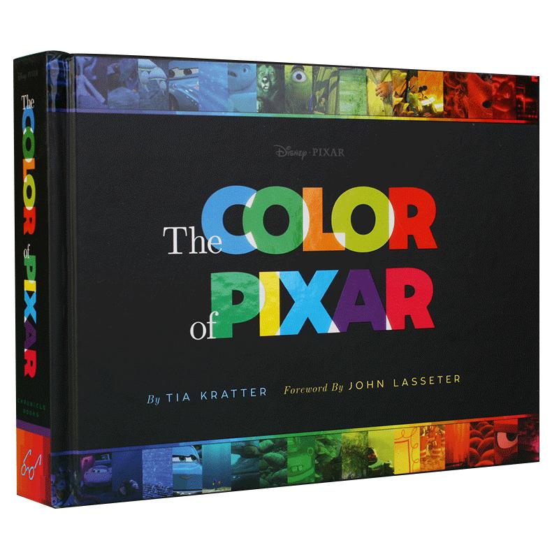 现货 皮克斯动画艺术设定 英文原版 The Color of Pixar 皮克斯的色彩 皮克斯制作电影中的各种色彩元素 进口图书 动画作品参 中图