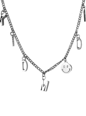 王一博同款笑脸男女潮牌项链