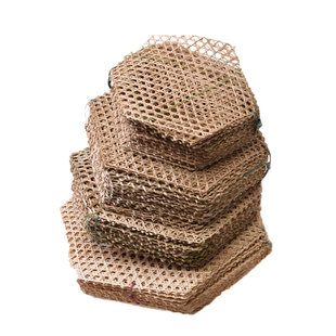 小竹网手工编织竹达竹网 垫竹蒸垫 防粘锅竹板六角竹篱片蒸笼竹笪