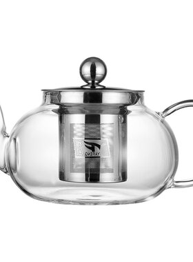 雅风耐高温沏泡小单壶玻璃茶壶