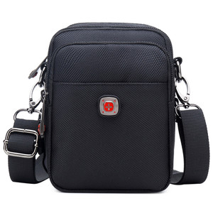 瑞士军刀男士手机包单肩包旅行斜挎包韩版穿皮带腰包休闲包背包潮