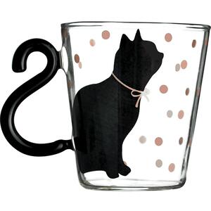 非非玻璃杯子创意日系可爱猫早餐杯牛奶杯水杯茶杯小清新少女水杯