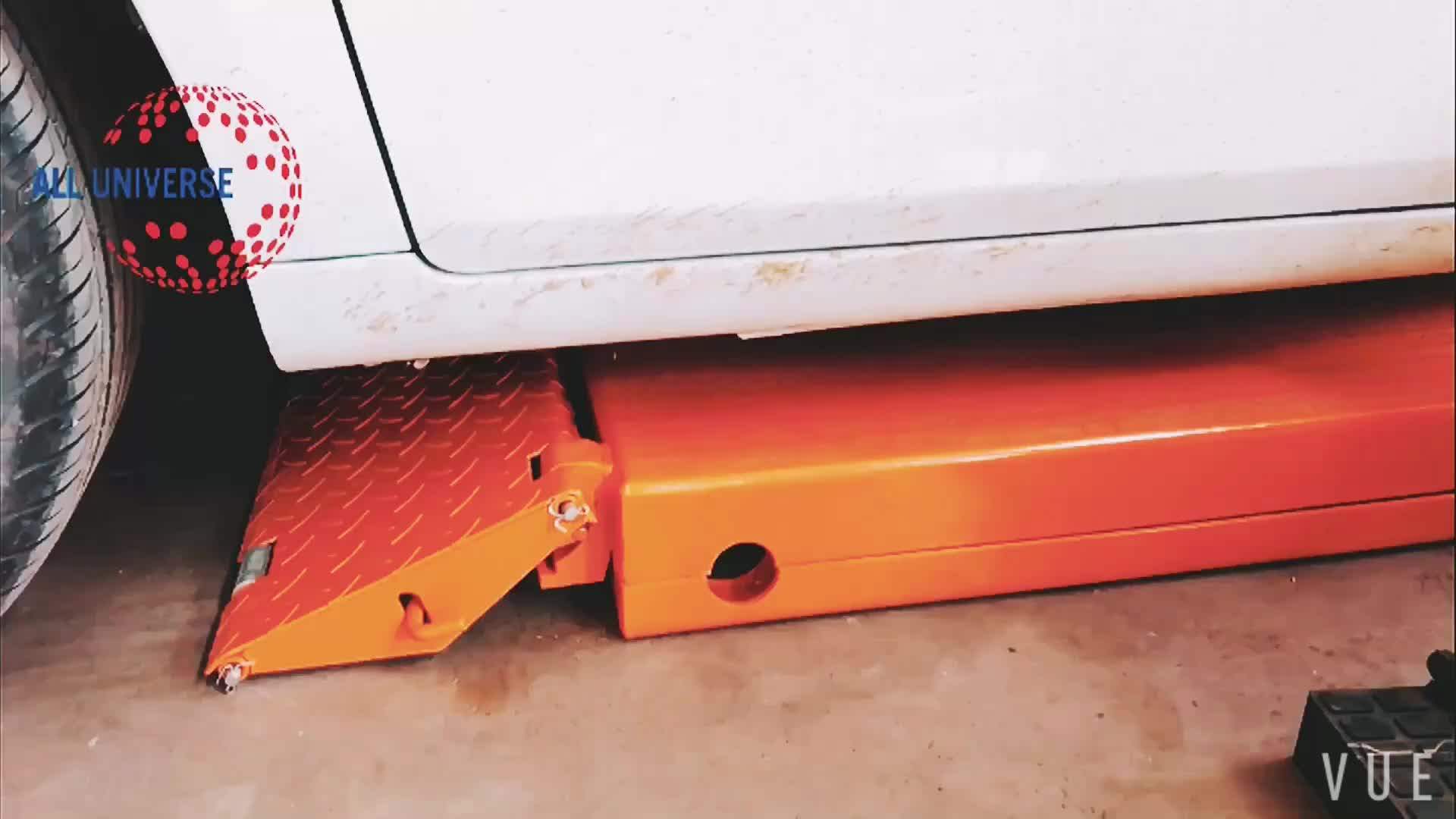 Portable Hydraulic Car Jack Car Lift For Garages / Low Profile Double