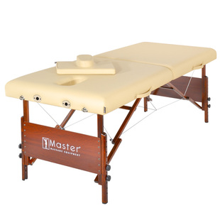 名腾Master迪安德瑞折叠按摩美容床家用木质理疗床折叠推拿按摩床