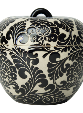 手工茶叶罐磁州安氏陶瓷储存