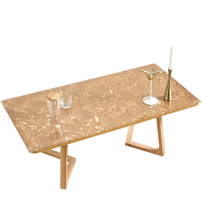 茶几垫塑料台布软玻璃pvc烫金