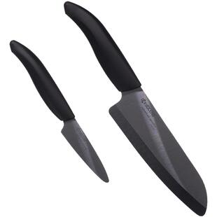 京瓷KYOCERA陶瓷刀厨房刀具水果刀 菜刀辅食刀2件套