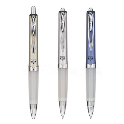 三菱uni日本舒适软握按动中性笔