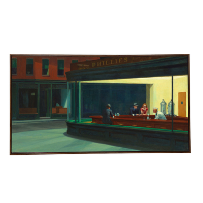爱德华霍普edward艺术风软装挂画