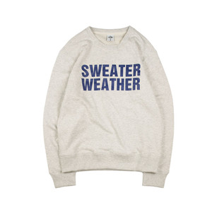 清一物志【SWEATER WEATHER】原创象牙白长袖卫衣