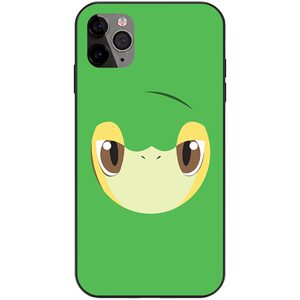 藤藤蛇纯绿纯色简约柔和扁平清爽小众手绘手机壳适用iPhone17ProMax苹果16卡通动漫迷磨砂硅胶磁吸防摔保护套