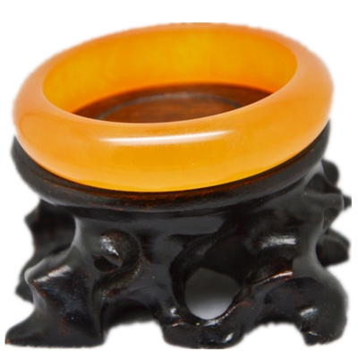 云南龙陵手镯鸡油黄带证书水草花