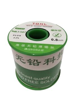 无铅环保TONL焊锡丝锡线SN99.3/0.7松香芯电烙铁维修0.5-0.8-mm