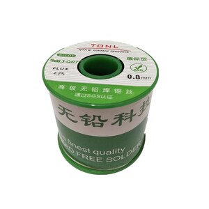 无铅环保TONL焊锡丝锡线SN99.3/0.7松香芯电烙铁维修0.5-0.8-mm