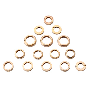 304不锈钢燃气管螺母铜卡簧3分4分6分卡垫卡环卡套档圈热水器配件