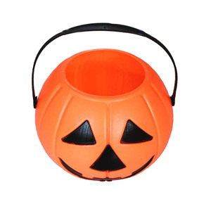 cosplay万圣节装饰品手提南瓜桶酒吧鬼屋道具用品糖果罐场景装扮