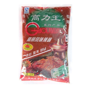 高力王风味辣酱高丽拌饭酱烧烤涮锅酱高丽王泡菜酱500g8袋包邮