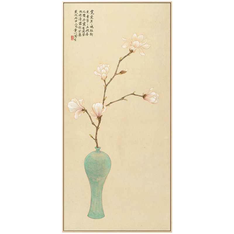 仟象映画新中式风花卉装饰画挂画