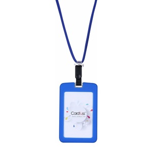 卡仕达人气款硅胶新职工工作证厂牌套挂牌学生校牌工卡胸牌套识别门禁卡饭卡保护套外壳职员工号牌卡套挂绳