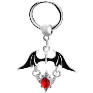 暗黑系霸气耳环男士无耳洞耳钉恶魔之眼耳夹酷复古2020年新款潮男