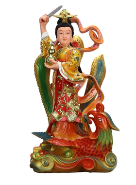 中式风多款九天无极元君玄鸟摆件