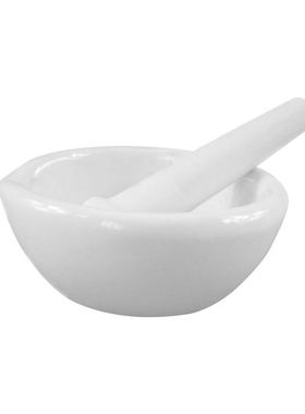 加厚陶瓷研钵 60 80 100 130 160 216 254 305mm 捣药碗罐 家用实验中西药辅食口红粉研磨碗棒药臼杵捣碎乳钵