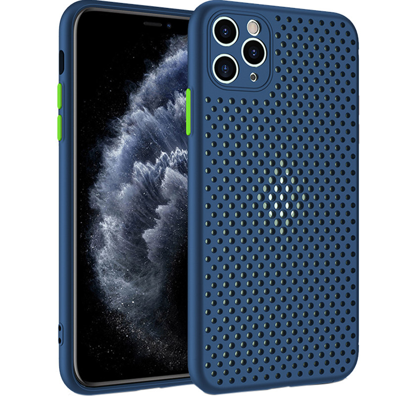适用于苹果11promax手机壳散热吃鸡透气镂空XR硅胶iPhonex/8plus/67sp