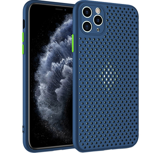 适用于苹果11promax手机壳散热吃鸡透气镂空XR硅胶iPhonex/8plus/67sp