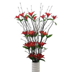 叶脉干花客厅仿真套装假花客厅干花束插花家居餐桌电视柜装饰摆件