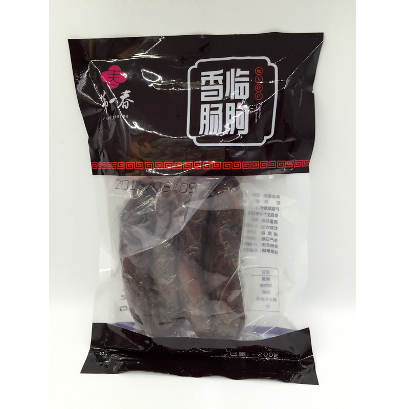 山东第一春 香肠潍坊临朐香肠200g纯肉风干腊肠熟风味香肠包邮