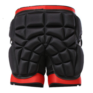 加厚滑雪护臀滑冰护臀裤溜冰护具护膝直排防摔裤护手碗轮滑屁股垫