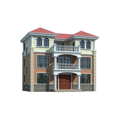 三层现代简约小户型别墅农村自建房设计图纸全套施工图品匠PJ3041