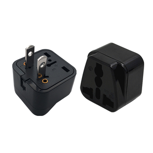 转换头2扁孔转3孔 3孔转2孔进口电器 适用于中国日本美国泰国插头