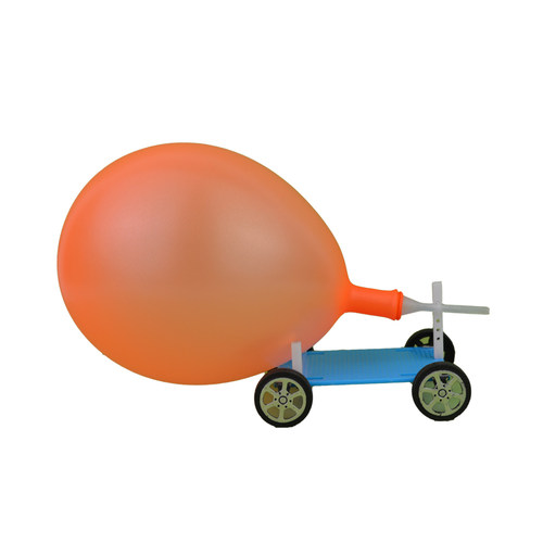 反冲力气球小车教具小学五年级科学实验 科技小制作diy 创意发明