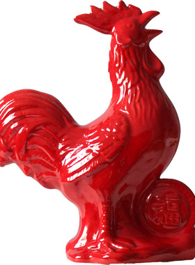 唐三彩陶瓷动物十二生肖桌面摆件