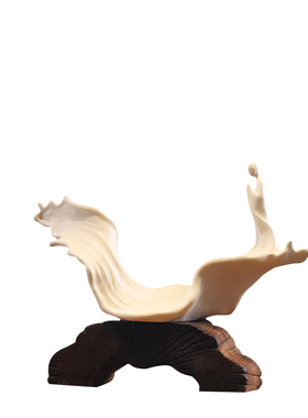 泥无界陶瓷玄关招财禅意风装饰品