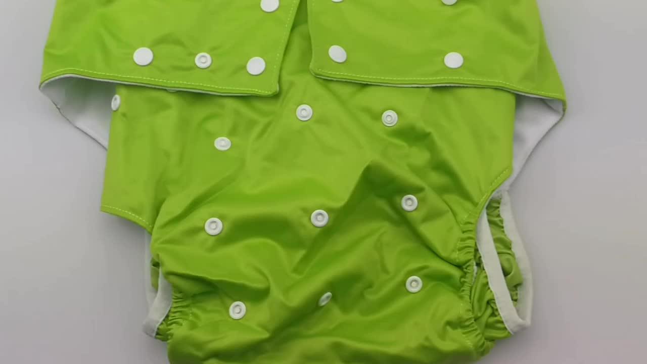 Pororo Washable Adult Cloth Diaper,Waterproof Cloth Diapers For Adults