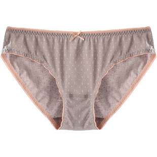 棉文化新疆棉内裤女纯棉100%全棉抗菌可爱日系甜美少女低腰三角裤