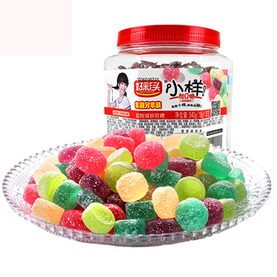 好彩头小样酸q糖果汁软糖果橡皮糖喜糖果儿童零食散装桶装批发