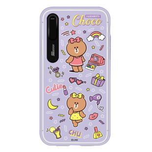 韩国line布朗熊iPhonex手机壳来电闪苹果MAX发光新款7Plus全包女