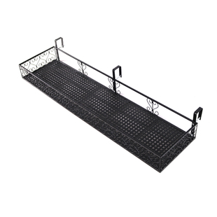 亏本包邮铁艺花篮 花架阳台客厅花盆壁挂 欧式落地栏杆吊篮置物架