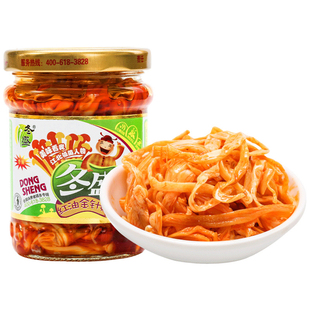 冬盛香辣金针菇175g*3瓶装零食拌饭拌面开胃下饭菜金针菇小菜即食
