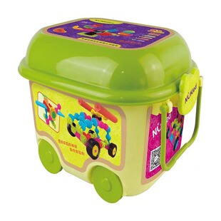 鬃毛刺刺儿童益智中国积木拼装3-6岁男孩2女孩创意玩具刺猬大颗粒